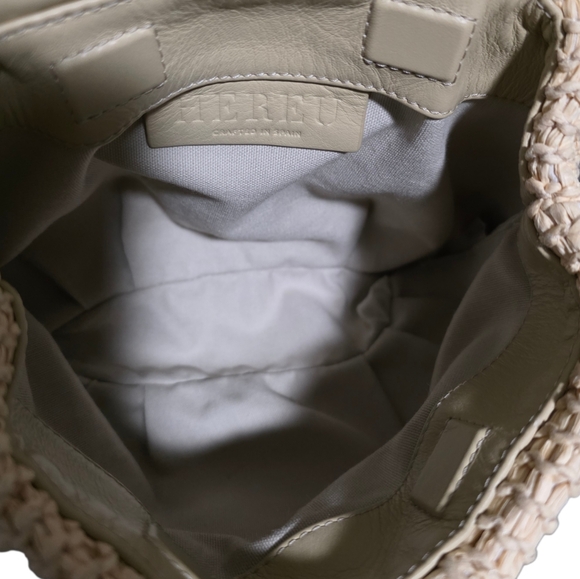 Hereu Bombom M Raffia Crossbody Bag in Natural - Picture 8 of 8